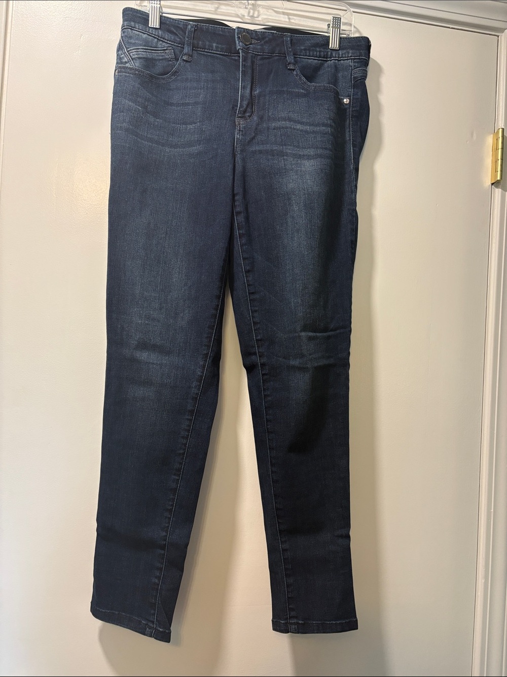 Wit & Wisdom Dark Wash Straight Leg Jeans